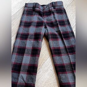 Janie & Jack brand new winter pants size 2T with tags in grey and red